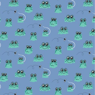 Kickee Pants Dream Blue Bespeckled Frogs