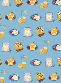 Kickee Pants Seaside Blue Breakfast in Bed