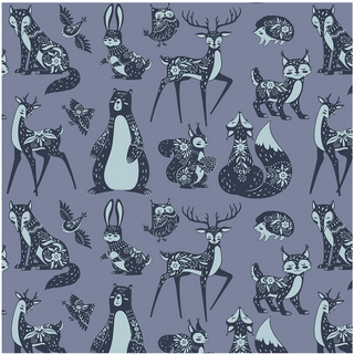 Kickee Pants Moonlight Scandinavian Animals