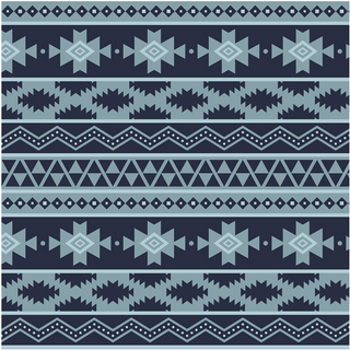 Kickee Pants Peacoat Mayan Print