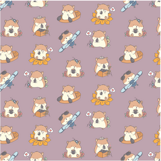 Kickee Pants Sweet Pea Hamster Antics