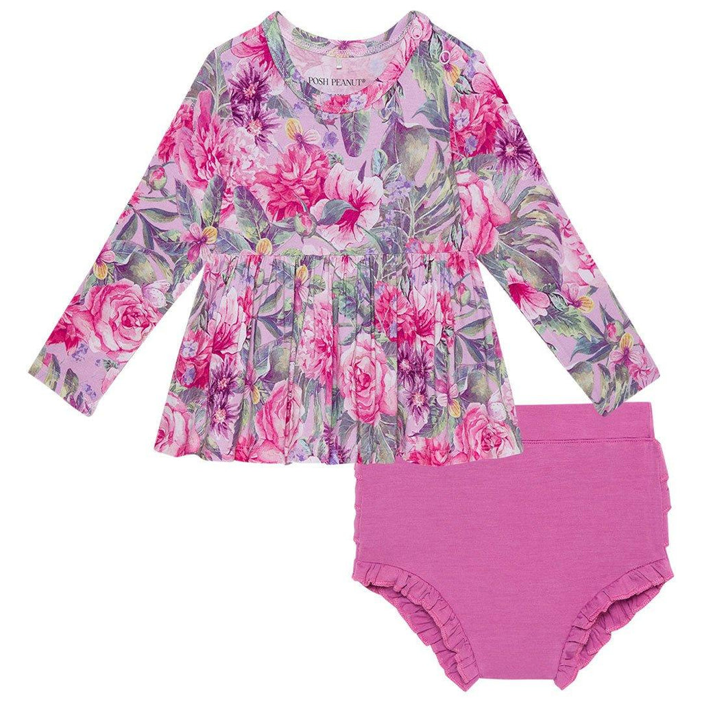 LI843 - Blossom Beauty Peplum Teddy main image 1