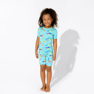 Bellabu Bear Short Sleeve Pajama Set with Shorts - Baby Shark