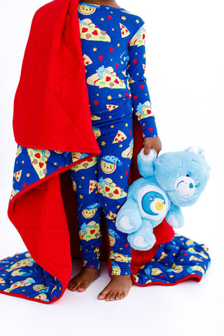 Birdie Bean Long Sleeve Pajama Set - Care Bears Bedtime Pizza