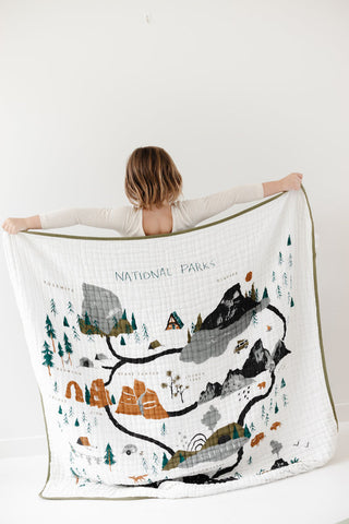Clementine Kids Quilt Blanket - National Parks