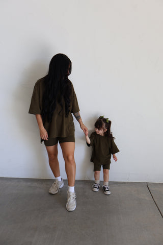 Kids Biker Short Set Axel and Rose Color: Black Size: Newborn