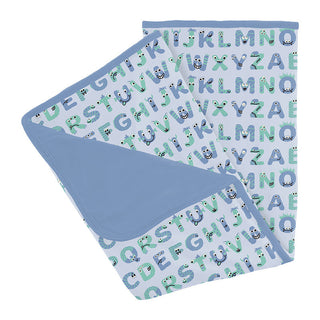 KicKee Pants Baby Boys Print Stroller Blanket - Dew ABC Monsters