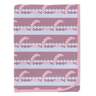 KicKee Pants Baby Girls Print Swaddling Blanket - Pegasus Sea Monster