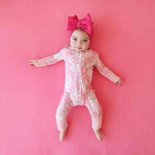 Bamboo Convertible Footie Romper - Mirra (Tennis) Posh Peanut Size: 3-6 Months