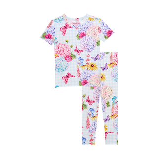Posh Peanut Girl's Bamboo Short Sleeve Pajama Set - Nicolette