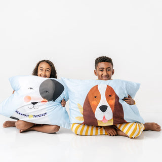 Rookie Humans Pillowcases (Pack of 2), Dog - Standard Size