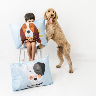 Rookie Humans Pillowcases (Pack of 2), Dog - Standard Size