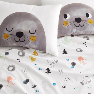 Rookie Humans Pillowcases (Pack of 2), Seal - Standard Size