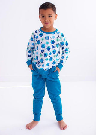 Bamboo Crewneck Sweatshirt - Morris (Valentine Emojis) Birdie Bean Size: 12-18 Months