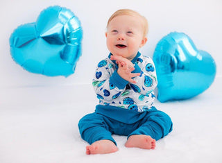 Bamboo Crewneck Sweatshirt - Morris (Valentine Emojis) Birdie Bean Size: 12-18 Months