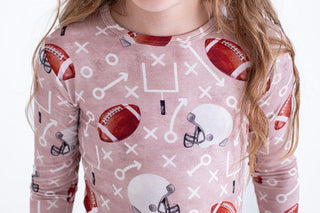 Bamboo Long Sleeve Pajama Set - Jackson (Football) Birdie Bean Size: 2T