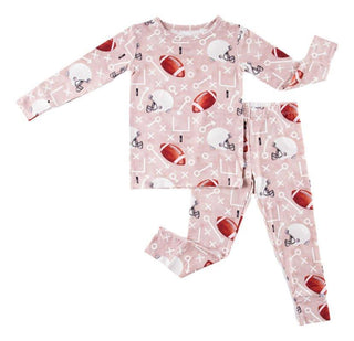 Bamboo Long Sleeve Pajama Set - Jackson (Football) Birdie Bean Size: 2T