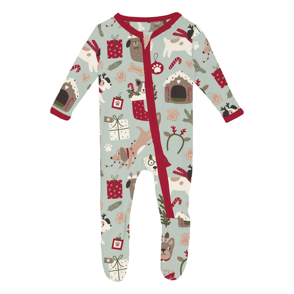 Bamboo Coverall with 2-Way Zipper - Aloe Pumpkin Spice