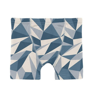 Boy's Print Bamboo Boxer Brief - Winter Ice KicKee Pants Size: 2T-3T