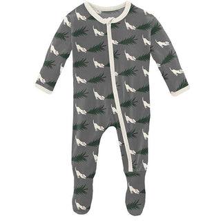 Kickee Pants Pewter Christmas Tree Drag