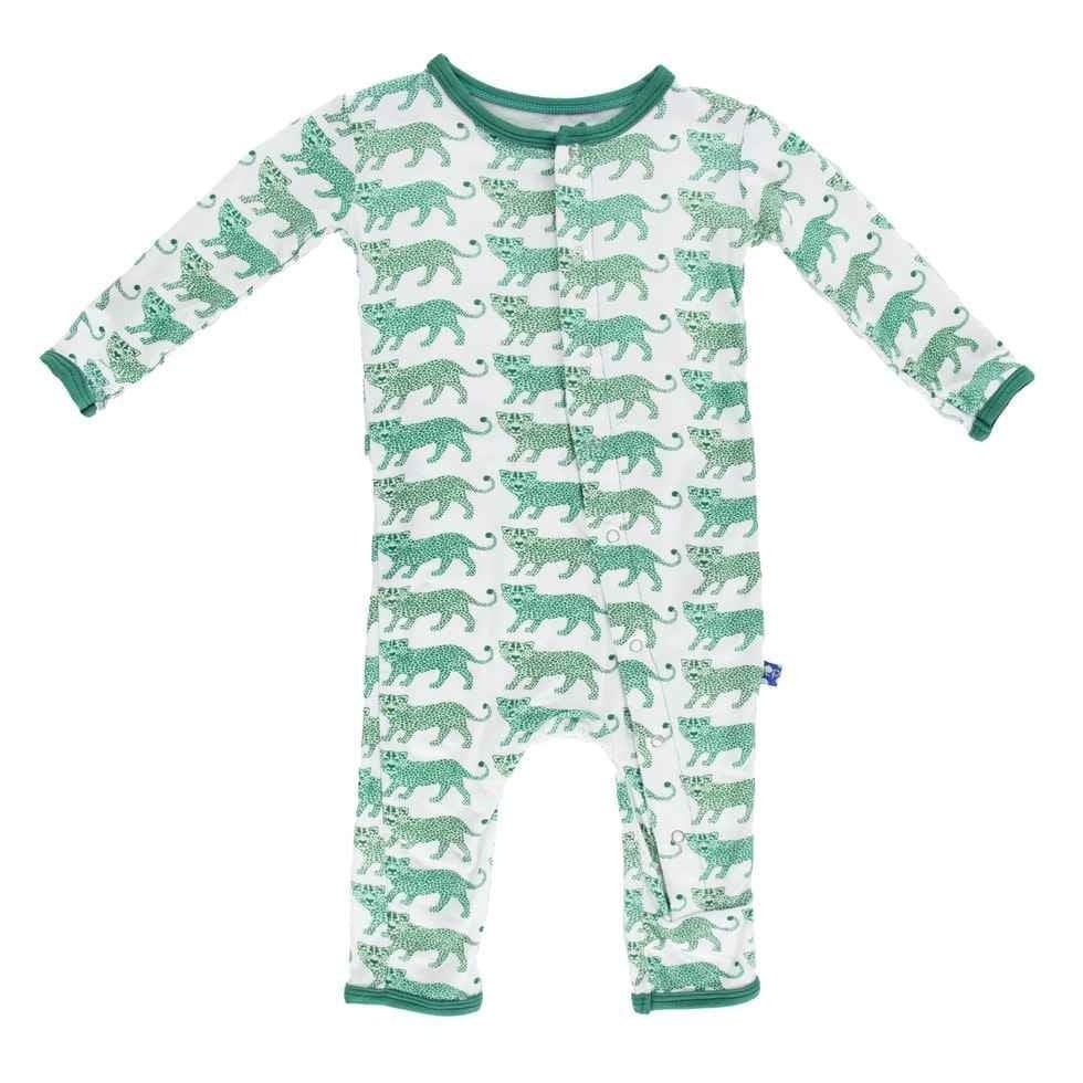 Kickee Pants Print Coverall with Snaps in Pond Tents