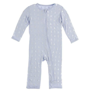 Kickee Pants Frost Silver Trees