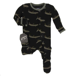 Kickee Pants Midnight Electric Eels