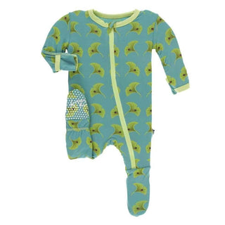 Kickee Pants Neptune Ginkgo