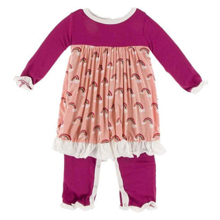 Kickee Pants Blush Rainbow