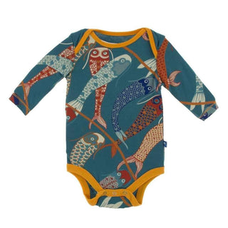 Print Long Sleeve One Piece - Oasis Koinobori KicKee Pants Size: 3-6 Months