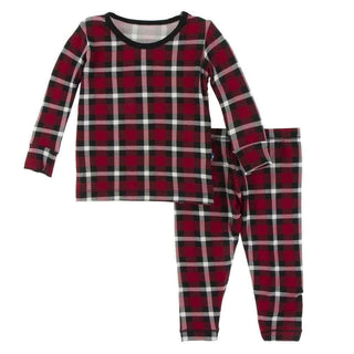 Kickee Pants Crimson 2020 Holiday Plaid