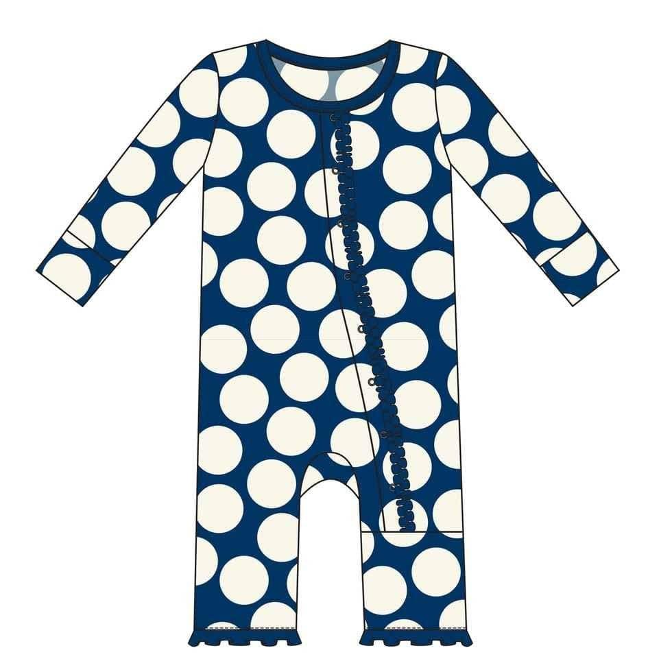Kickee Pants Print Coverall with Snaps in Pond Tents main image 1