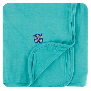 Solid Bamboo Stroller Blanket - Neptune, One Size KicKee Pants Size: One Size