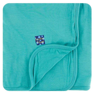 Solid Bamboo Stroller Blanket - Neptune, One Size KicKee Pants Size: One Size