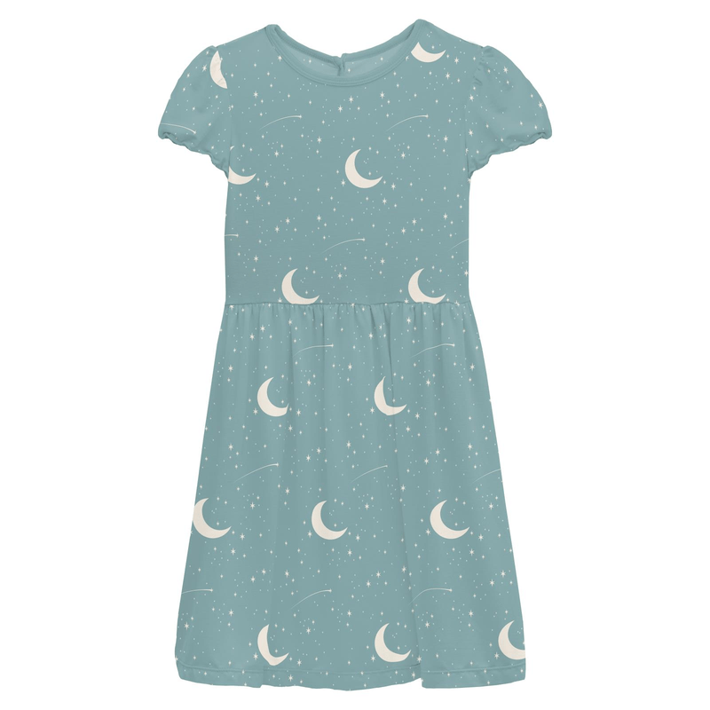 green emerald velvet dress Kickee Pants Twirl Dress