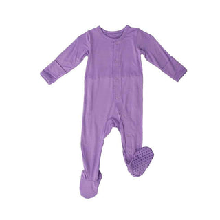 Girl's Bamboo Footie Sleeper - Orchid Kozi and Co. Size: 3-6 Months
