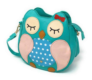 Baby Riddle Owl Purse - Turquoise