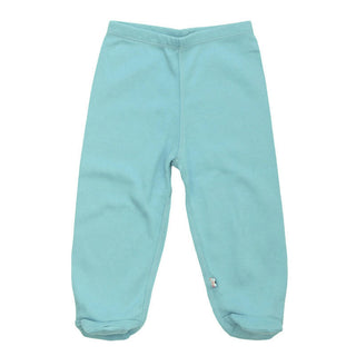 Babysoy Boys Footed Romper Pants - Sky