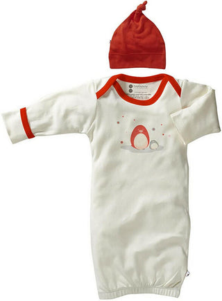 Babysoy Layette Gown Newborn Gift Set - Penguin