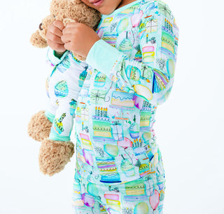 Birdie Bean Boy's Long Sleeve Pajama Set - Walker (Birthday)