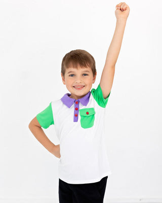 Eliza Cate and Co Boy's Space Ranger Fairytale Polo Shirt - PRE-ORDER