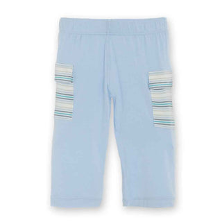 KicKee Pants Cargo Pant, Pond with Boy Desert Stripe