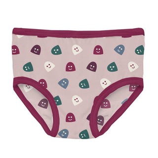 KicKee Pants Girl's Print Underwear - Baby Rose Happy Gumdrops