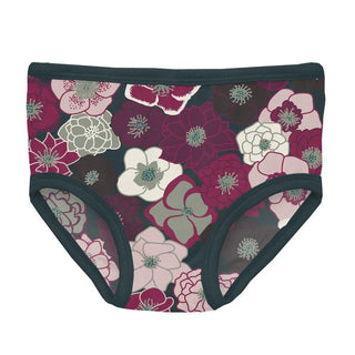 KicKee Pants Girl's Print Underwear - Hellebores