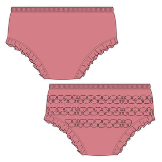 KicKee Pants Girls Solid Bloomer, Desert Rose