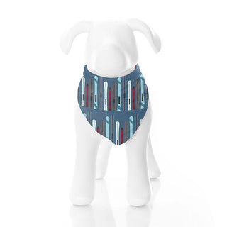 KicKee Pants Print Dog Bandana - Twilight Skis