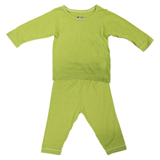 KicKee Pants Solid Long Sleeve Pajama Set - Meadow