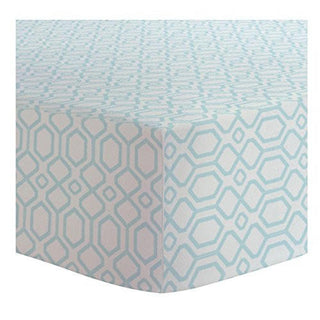 Kushies Cotton Terry Changing Pad Cover, Octagon Turquoise - One Size
