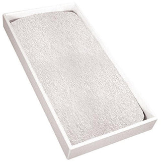 Kushies Solid Cotton Terry Changing Pad Cover, White - One Size