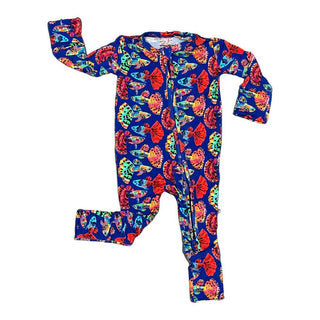 Muse Threads Convertible Footie Romper - Guppies (Fish)